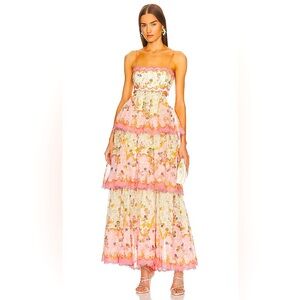 Zimmermann Laurel Frill Midi Dress Size 3 (US 10)